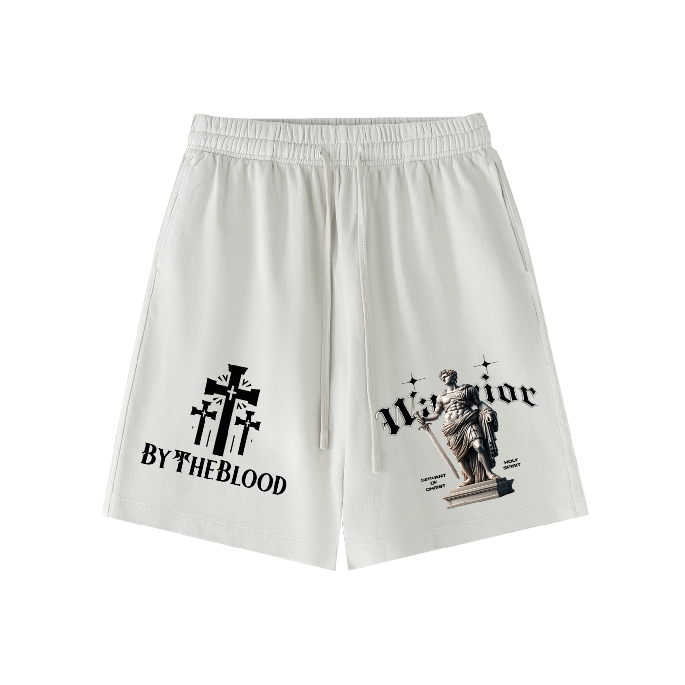 "Warrior" - Vintage Shorts White