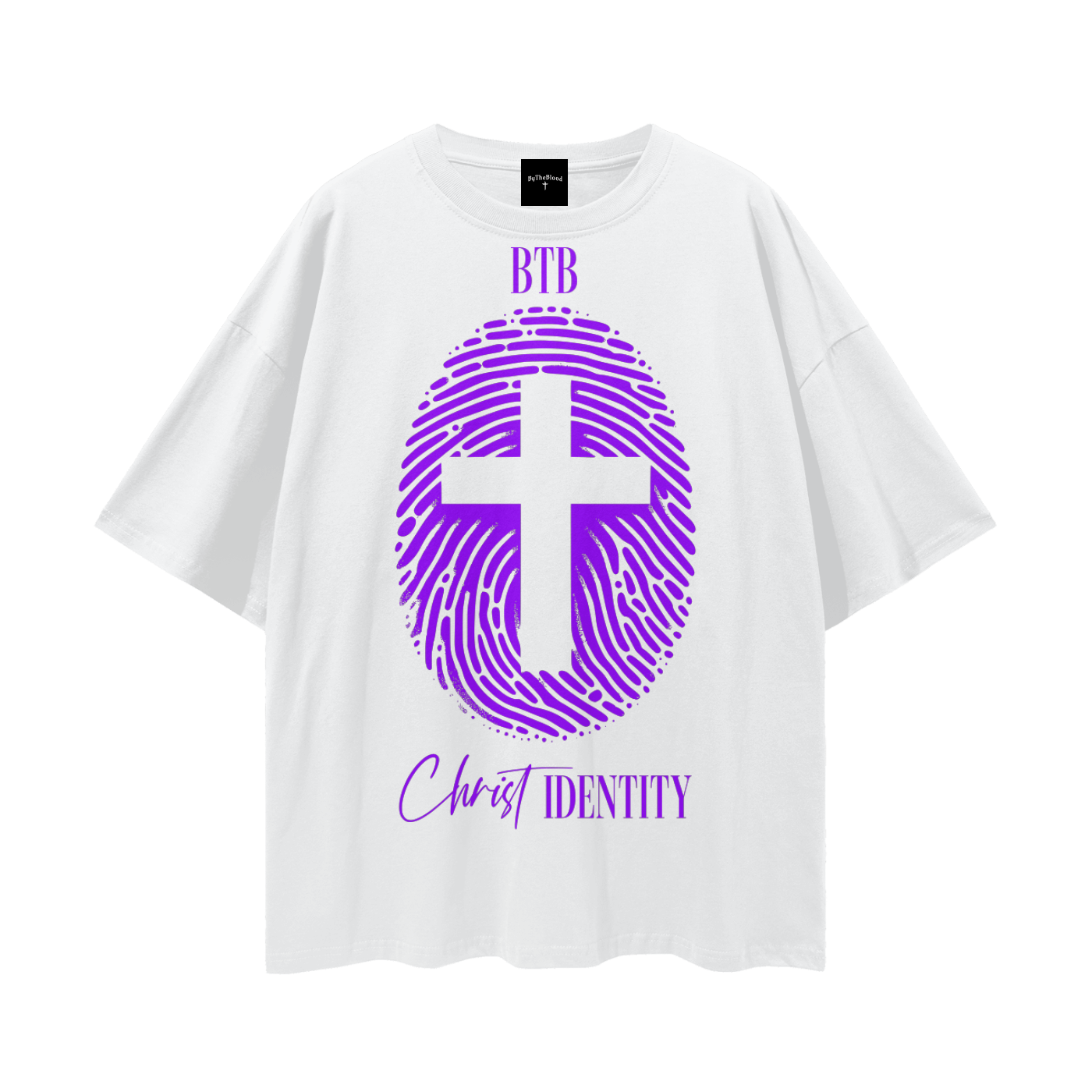 "Christ Identity" - Graphic T-Shirt Purple Royalty