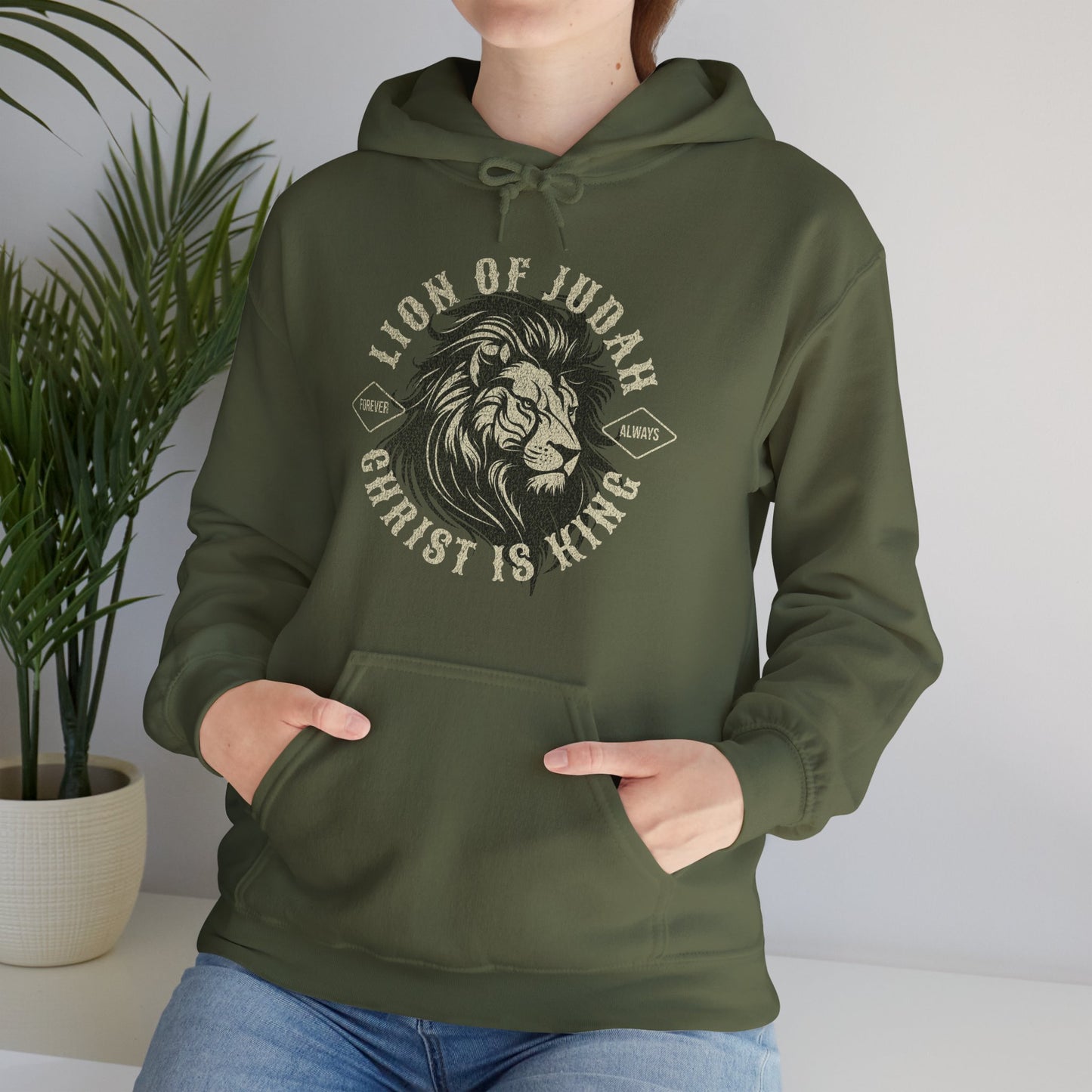 "Christ is King/Lion of Judah" Hoodie