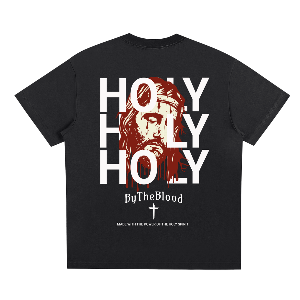 "HOLY" - Oversized T-Shirt Black