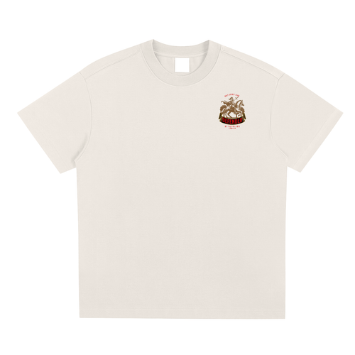 "Defenders of the Faith" - Oversized T-Shirt Cream