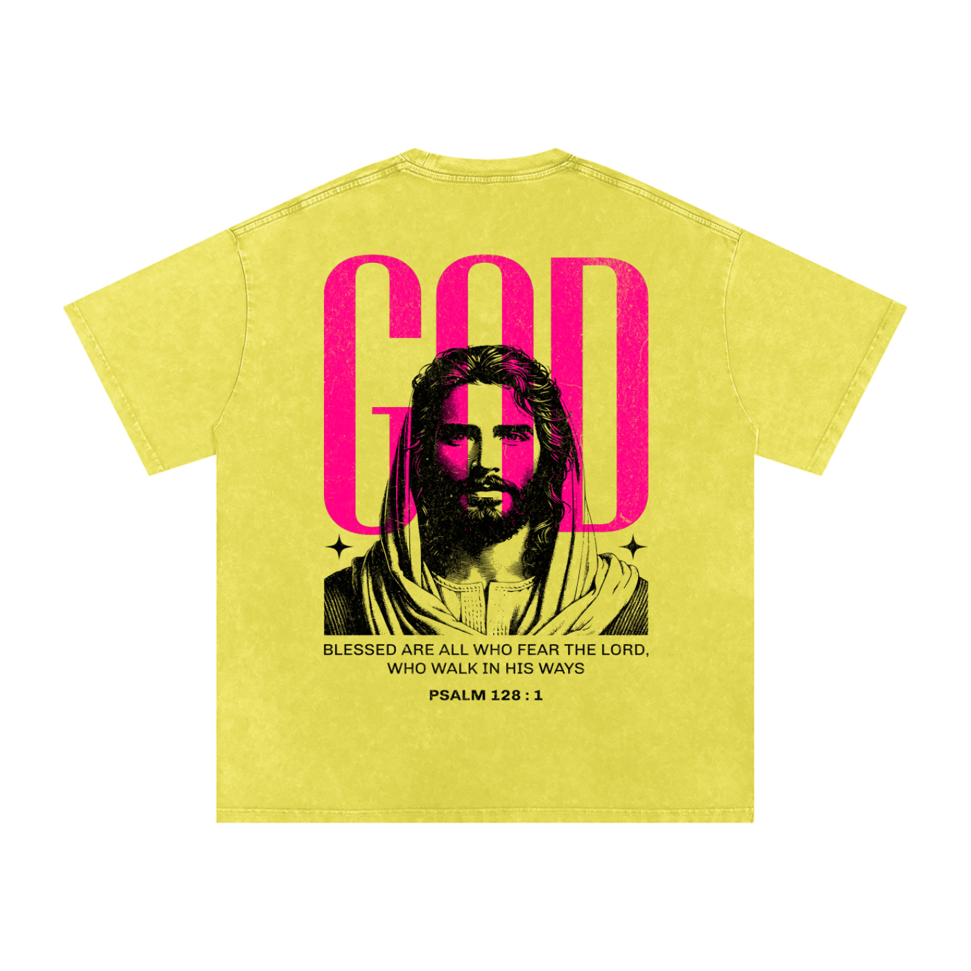 "CHOSEN"  - Psalm 128:1 Yellow