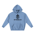 "The 3 Crosses" - Oversized Hoodie SkyBlue
