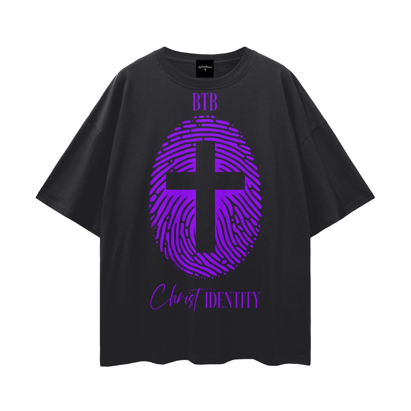 "Christ Identity" - Graphic T-Shirt Purple Royalty