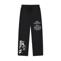 "Warrior" - Straight Sweatpants Black