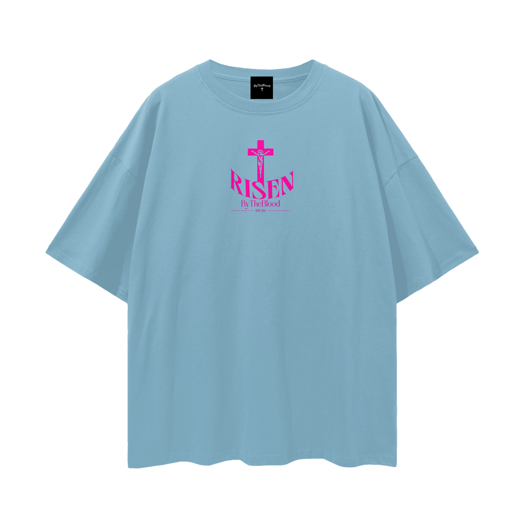"Daughter of the Risen Jesus: - Mark 5:34 Blue