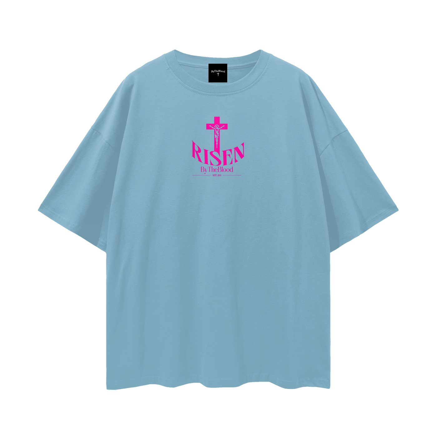 "Daughter of the Risen Jesus: - Mark 5:34 Blue