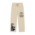 "Warrior" - Straight Sweatpants Black