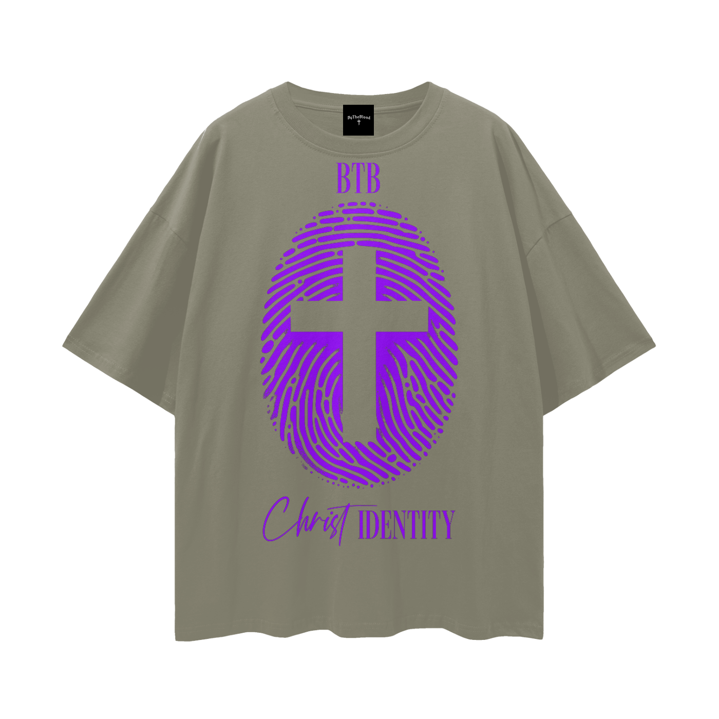 "Christ Identity" - Graphic T-Shirt Purple Royalty