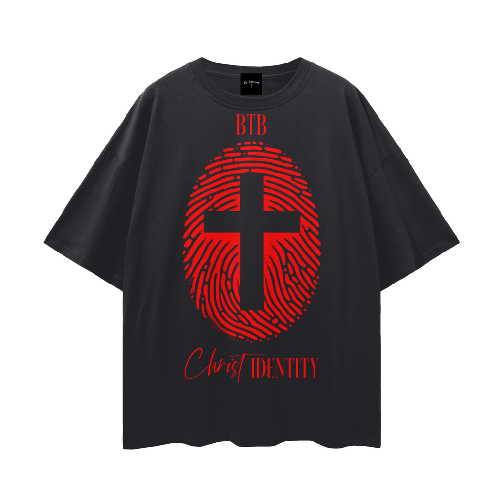 "Christ Identity" - Graphic T-Shirt Paid in Blood Red