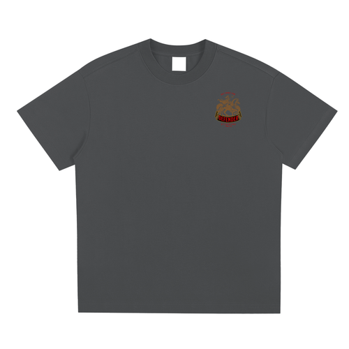 "Defenders of the Faith" - Oversized T-Shirt Grey
