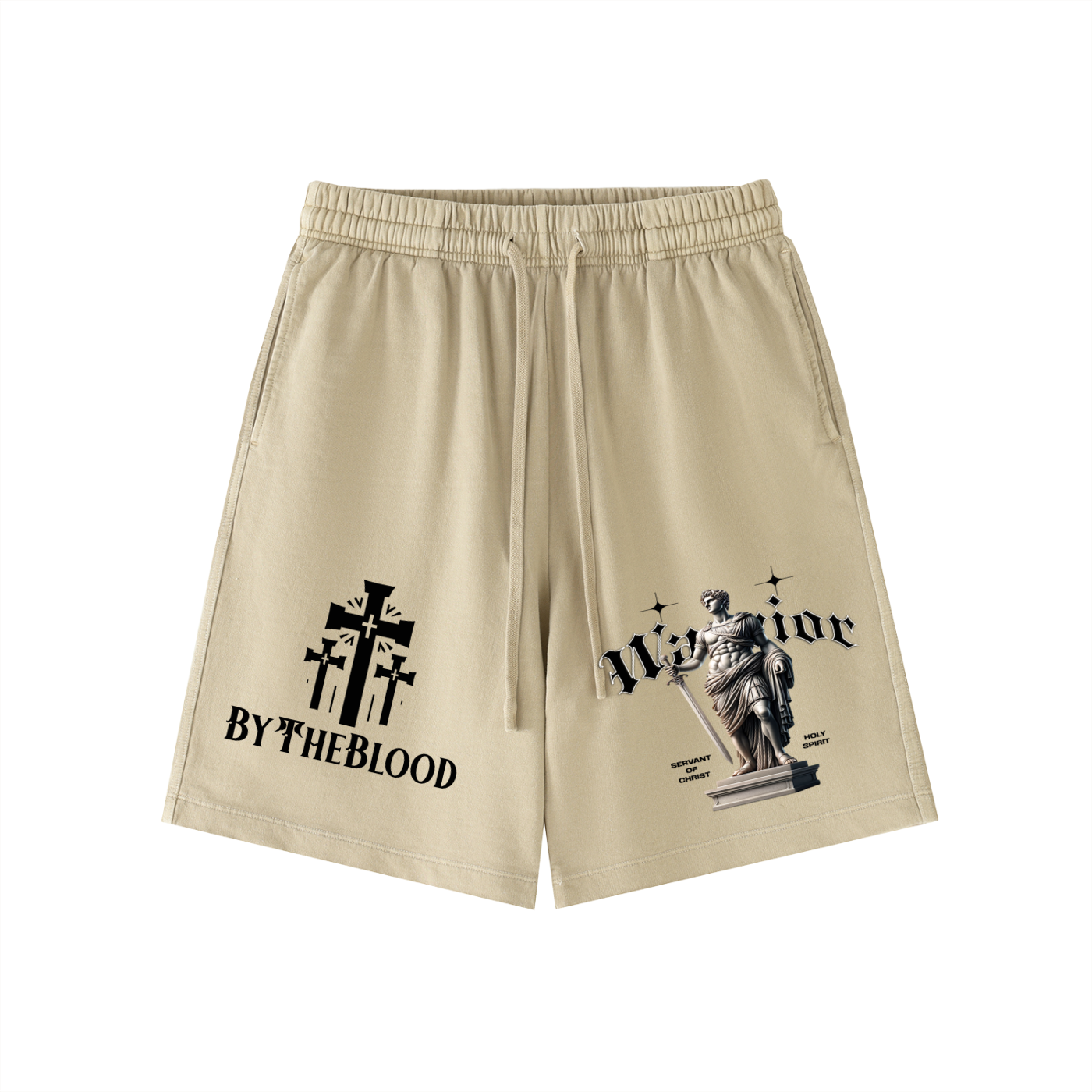 "Warrior" - Vintage Shorts Cream