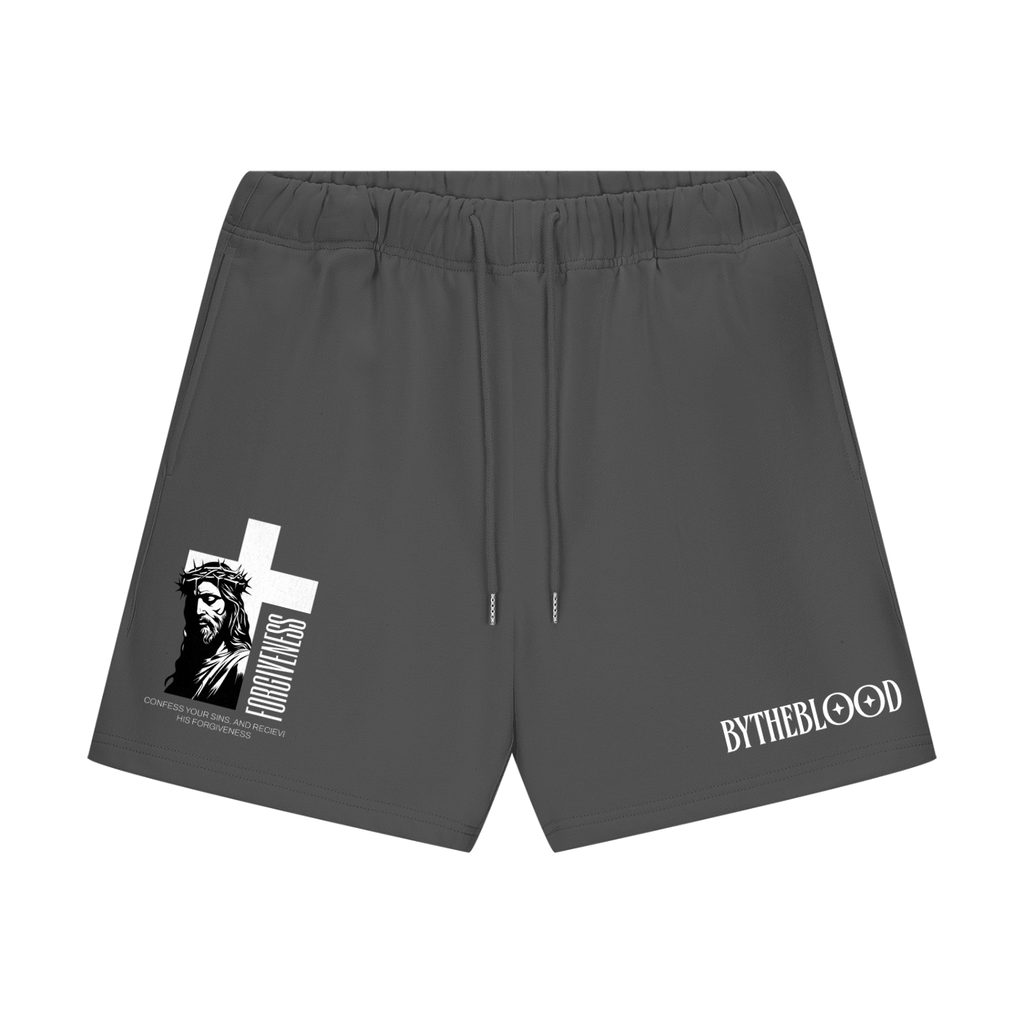 "Forgiven" - Vintage Shorts Grey