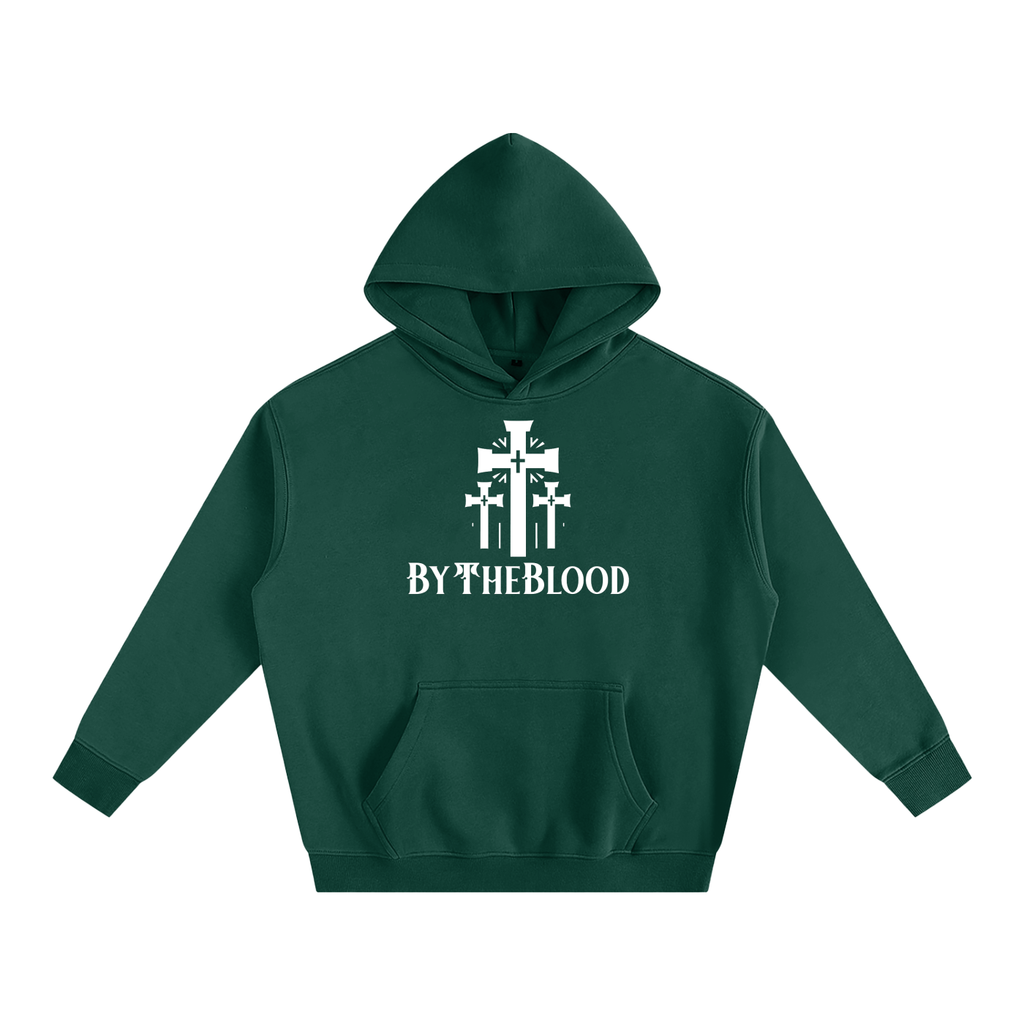 "The 3 Crosses" - Oversized Hoodie Green