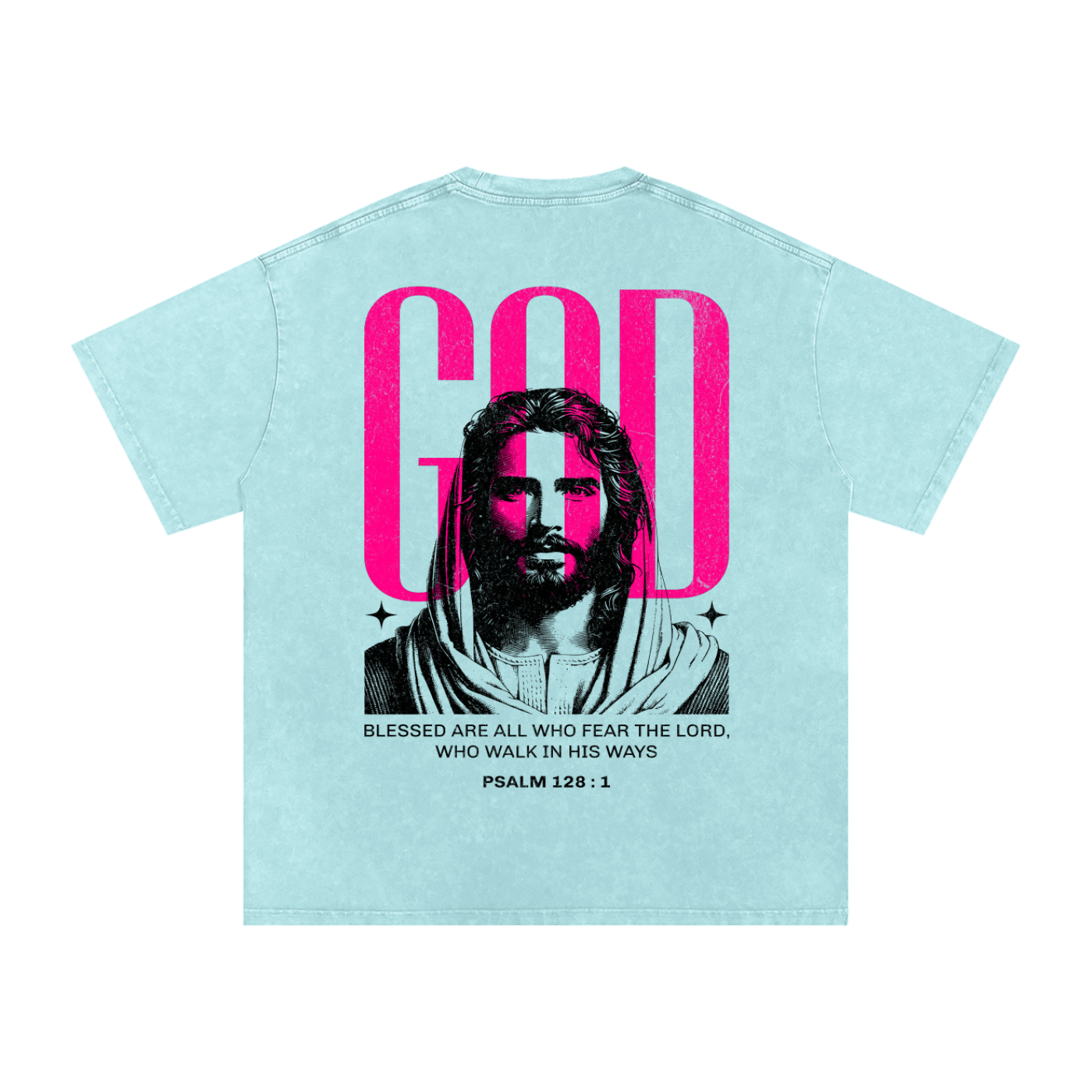"CHOSEN" - Psalm 128:1 Light Blue
