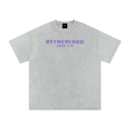 "Faith Over Fear" - Acid Washed T-Shirt Grey