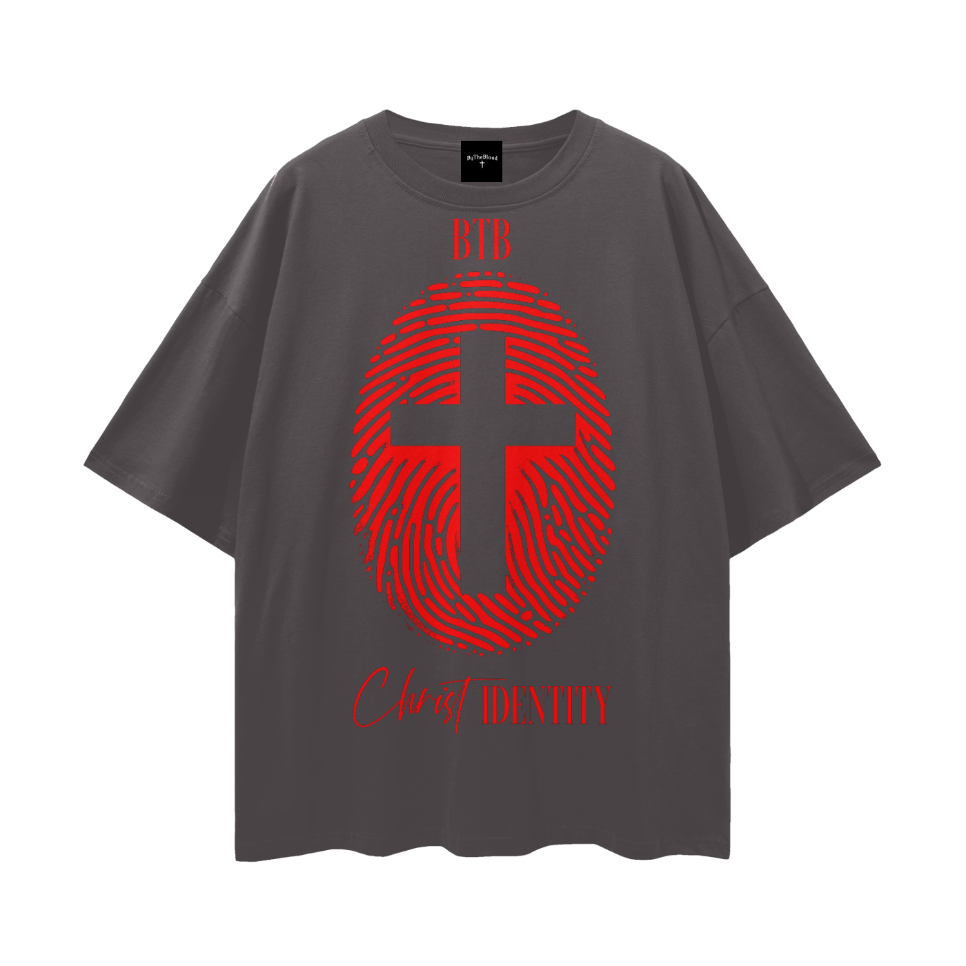 "Christ Identity" - Graphic T-Shirt Paid In Blood Red